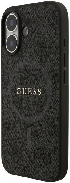 Панель Guess 4G Ring Classic Logo MagSafe для Apple iPhone 17 Black (3666339490966) - зображення 2