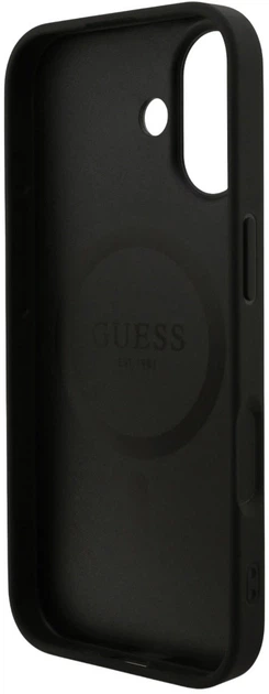 Панель Guess 4G Ring Classic Logo MagSafe для Apple iPhone 17 Black (3666339490966) - зображення 6