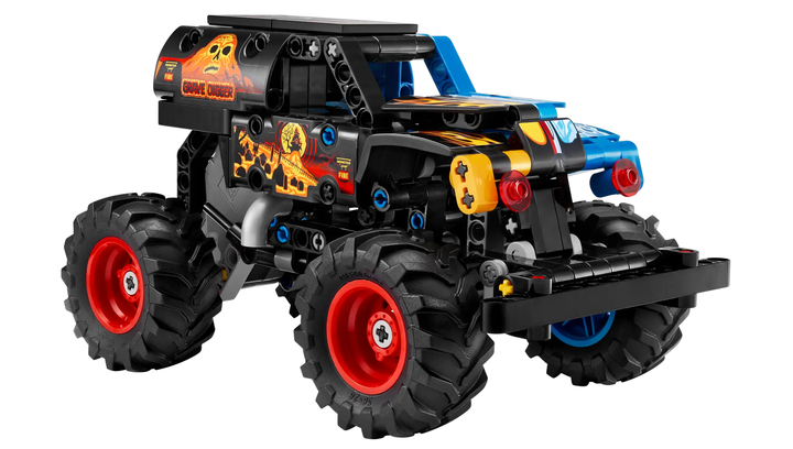 Конструктор Lego Monster Jam Grave Digger Вогонь і Лід Technic 42219 - зображення 3