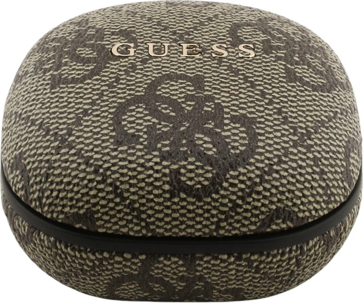 Słuchawki Guess 4G Classic Metal Logo TWS ENC Brown (GUTWST3P4EGW) - obraz 4