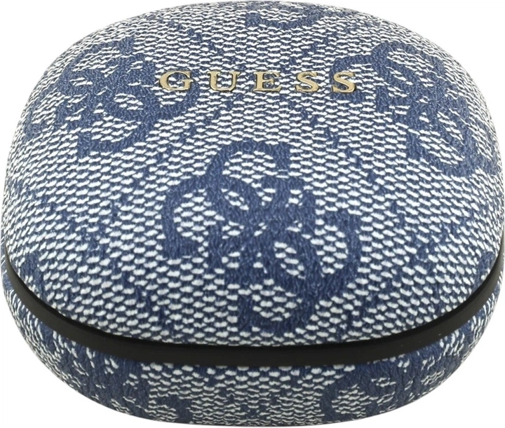 Słuchawki Guess 4G Classic Metal Logo TWS ENC Blue (GUTWST3P4EGB) - obraz 4