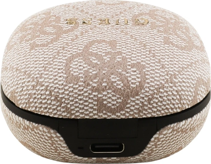 Słuchawki Guess 4G Classic Metal Logo TWS ENC Pink (GUTWST3P4EGP) - obraz 5