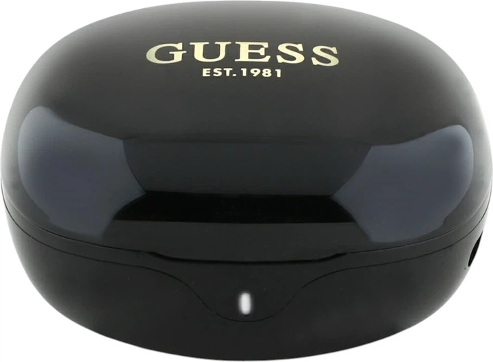 Słuchawki Guess Flat Classic Logo Electroplated TWS Black (GUTWST7FCEEK) - obraz 5