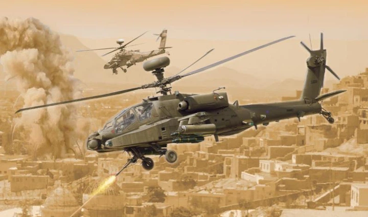 Збірна модель 1:48 вертоліт AH-64D "Apache Longbow" Italeri 2748 - изображение 2