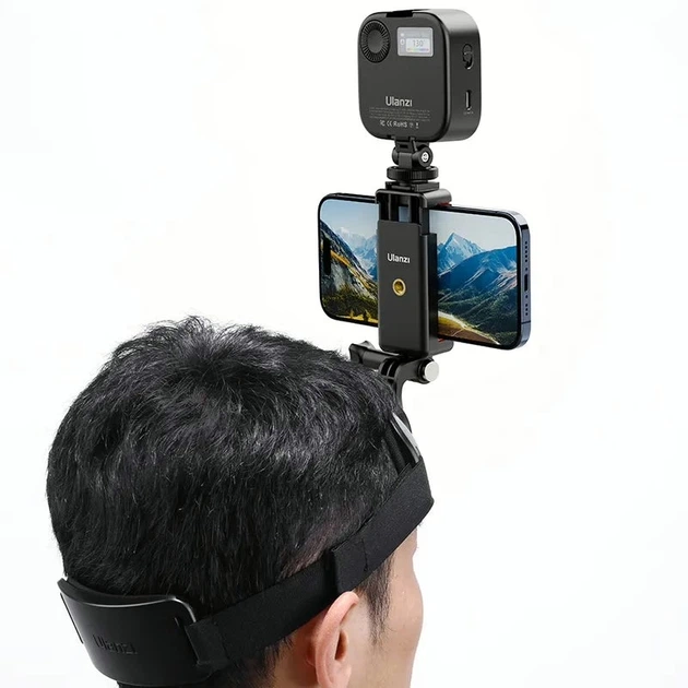 Кріплення Ulanzi Vijim CM027 Go-Quick II Head Strap Mount for GoPro and Phone (UV-C020GBB1 CM027) (C020GBB1) - Фото 5 Кріплення Ulanzi Vijim CM027 Go-Quick II Head Strap Mount for GoPro and Phone (UV-C020GBB1 CM027) (C020GBB1) - изображение 5