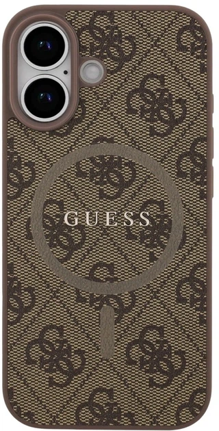 Панель Guess 4G Ring Classic Logo MagSafe для Apple iPhone 17 Brown (3666339491048) - зображення 3