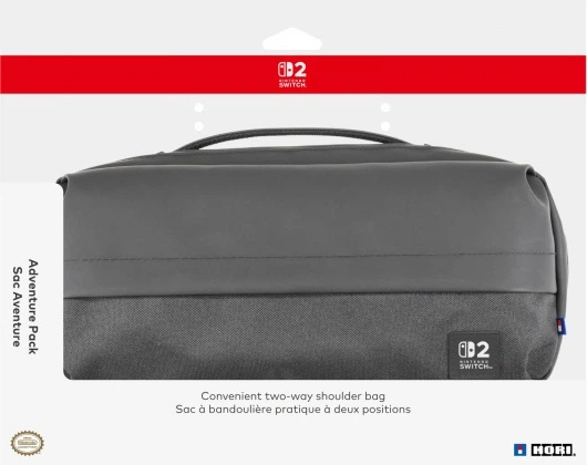 Torba na ramię Hori Adventure Pack do Nintendo Switch 2 Black (NSX-020E) - obraz 2