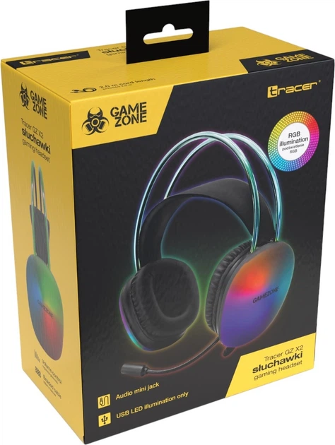 Навушники Tracer GameZone GZ X2 Black (TRASLU47524) - зображення 5