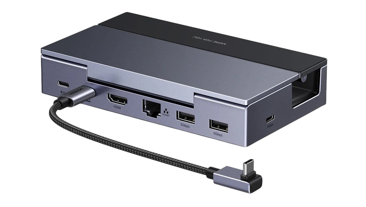 Док-Станция Ugreen Steam Deck Dock 6-in-1 USB-C Hub Dark Grey