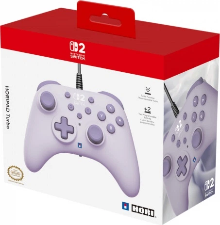 Kontroler Hori HORIPAD Turbo do Nintendo Switch 2 Cozy Lavender (NSX-104E) - obraz 2