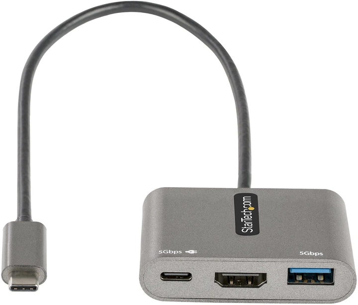 Stacja dokująca Startech USB-C 100W PD / HDMI 4K 30Hz / USB-A (CDP2HDUACP2) - obraz 2