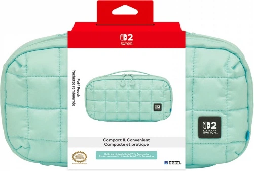 Etui Hori Puff Pouch do Nintendo Switch 2 Cozy Green (NSX-120E) - obraz 2