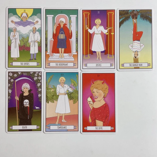 Карты таро Золотые Девушки, уменьшенная (The Golden Girls Tarot) - Фото 5 Карты таро Золотые Девушки, уменьшенная (The Golden Girls Tarot) - изображение 5