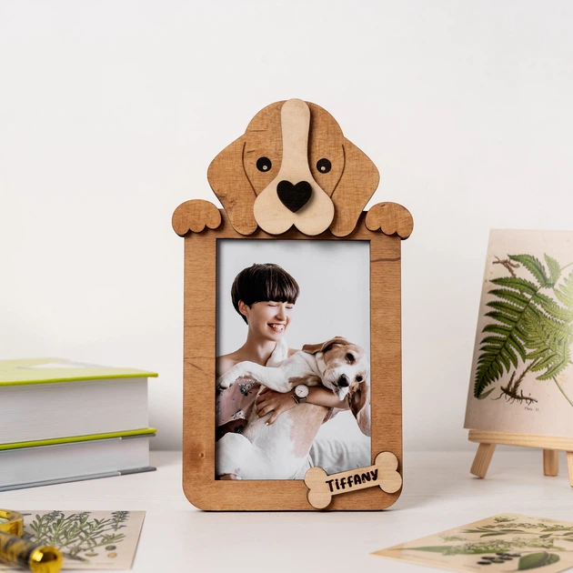 Фоторамка The Frame Depot с биглем персонализирована на 1 вертикальное фото Светло-коричневый (dog_beagle_vertical) - Фото 2 Фоторамка The Frame Depot с биглем персонализирована на 1 вертикальное фото Светло-коричневый (dog_beagle_vertical) - изображение 2