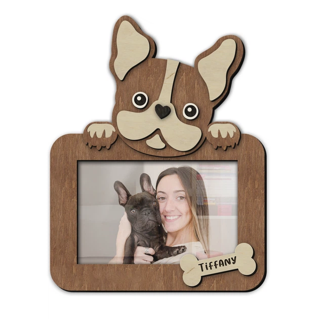 Фоторамка The Frame Depot с французским бульдогом персонализирована на 1 фото Коричневый (dog_french_bulldog_horizontal) - Фото 1 Фоторамка The Frame Depot с французским бульдогом персонализирована на 1 фото Коричневый (dog_french_bulldog_horizontal) - изображение 1