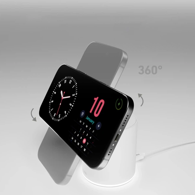 Ładowarka bezprzewodowa SBS 2-w-1 15 W (8018417490996) - obraz 6