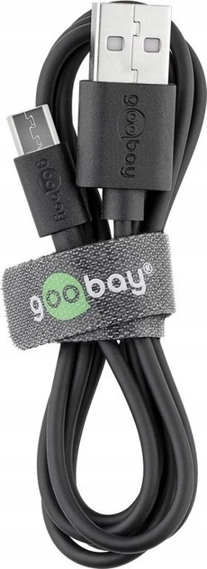 Кабель Goobay DAT FastCharge USB-A - micro-USB-B 1 м Black (4040849722271) - зображення 4