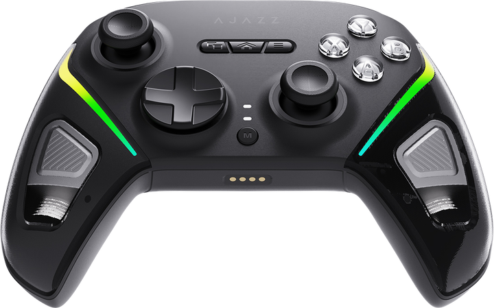 Бездротовий геймпад із зарядною станцією Ajazz GP100S 2.4G/BT/USB Switch/PC/iOS/Android RGB Black (GP100S-B) - Фото 5 Бездротовий геймпад із зарядною станцією Ajazz GP100S 2.4G/BT/USB Switch/PC/iOS/Android RGB Black (GP100S-B) - зображення 5