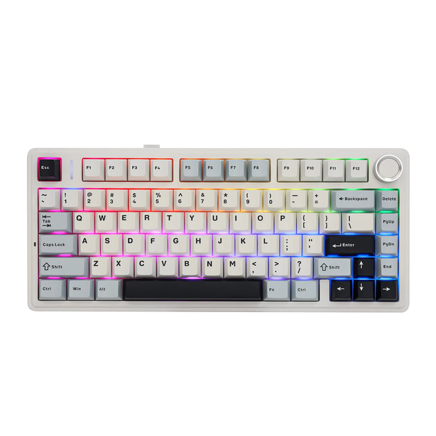Клавіатура бездротова AULA F75 Blue - изображение 3