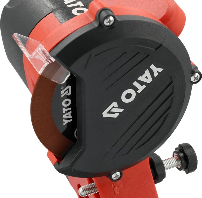 Akumulatorowa ostrzałka do łańcuchów YATO YT-84980 18 V 2 Ah 108 mm 6500 obr/min (5906083116186) - obraz 6