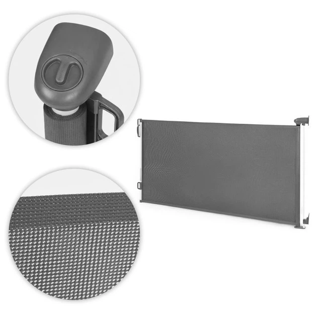 Захисний бар'єр EcoToys ролета для сходів та дверей 160 см Сірий (SG025-GY) - зображення 7