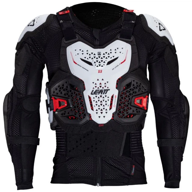 Защита тела LEATT 5.5 EVO Body Protector [White] - M - изображение 3