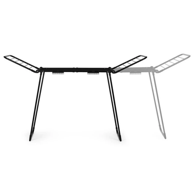 Сушарка для одягу Modern Home BJ-1938 стояча розкладна Чорна (5905817009367) - зображення 3