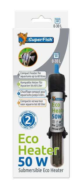 Обігрівач для акваріума SF ECO HEATER 50W 20-50L (17 CM) (A4030405) - изображение 2