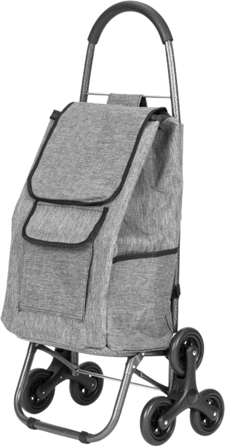 Wózek na zakupy ModernHome by Multistore potrójne koła 33 l Szary (PGJSFC022-GY) - obraz 2