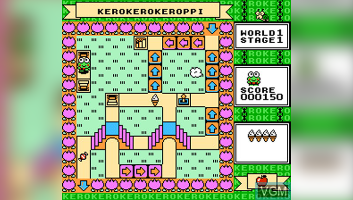 Игра Nintendo Famicom Dendy Kero Kero Keroppi no Daibouken Японская Версия Б/У - изображение 4