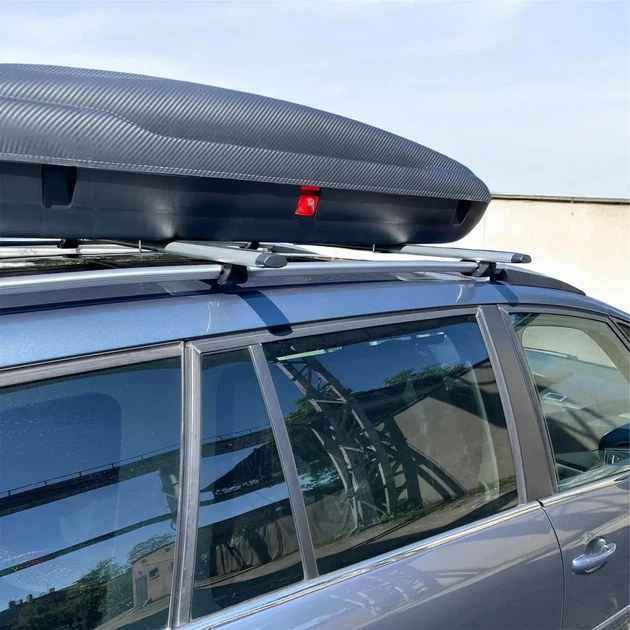 Багажник на дах аеродинамічний для авто CITROEN C4 Grand Picasso 2006-2013 Kenguru Рейлинг Аэро М - зображення 2