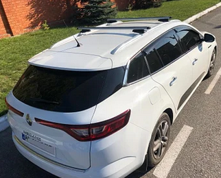 Багажник на крышу аэродинамический на интегрированные рейлинги Renault Megane 4 Kenguru - изображение 2