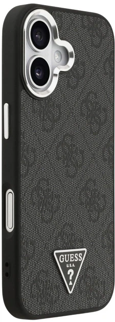 Панель Guess 4G Triangle Logo MagSafe для Apple iPhone 17 Black (3666339517434) - зображення 4