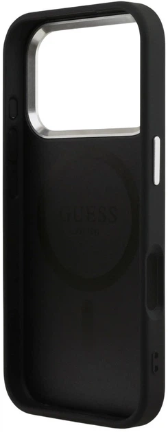 Панель Guess 4G Triangle Logo MagSafe для Apple iPhone 17 Pro Black (3666339517458) - зображення 6