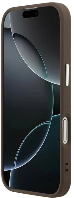 Панель Guess 4G Triangle Logo MagSafe для Apple iPhone 17 Brown (3666339517595) - зображення 7