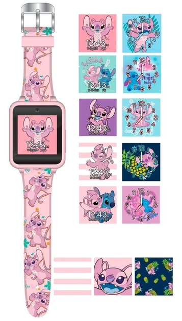 Інтерактивний годинник Kids Licensing Smartwatch 10 функцій Stitch LAS4088 (8435507892414) - зображення 3