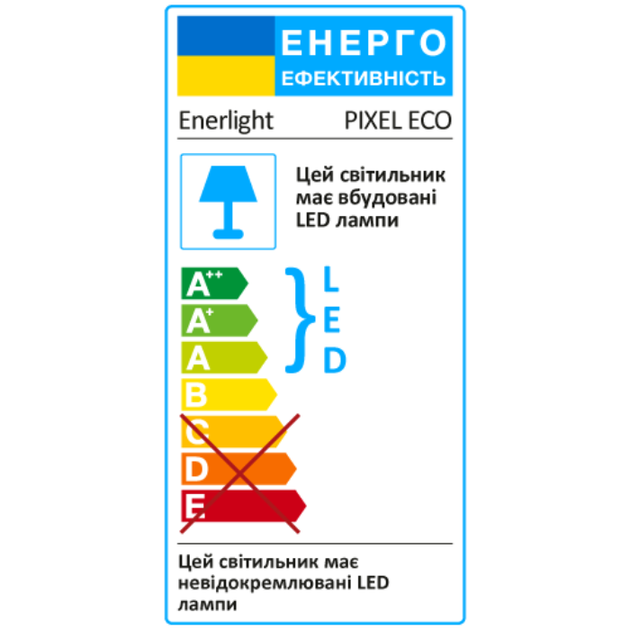 Cветильник Выход указательный ENERLIGHT PIXEL ECO 3Вт NiCd 1.5H - изображение 2