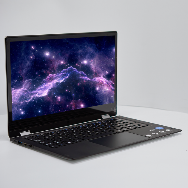 Ноутбук-планшет 13,3" Medion (Lenovo Group) E3221 | IPS (1920x1080) FullHD | Intel | RAM DDR4 4 ГБ | SSD 128 ГБ + eMMc 64 ГБ | Intel Graphics | Сенсорний екран | Метал | АКБ до 8 годин | Win10 б/в (4940) - изображение 3