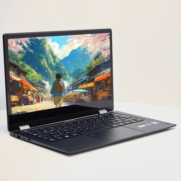 Ноутбук-планшет 13,3" Medion (Lenovo Group) E3223 | IPS (1920x1080) FullHD | Чотириядерний Intel | RAM DDR4 8 ГБ | SSD 256 ГБ | Сенсорний екран | Метал | АКБ до 8 годин | Win10 б/в (4933) - изображение 3