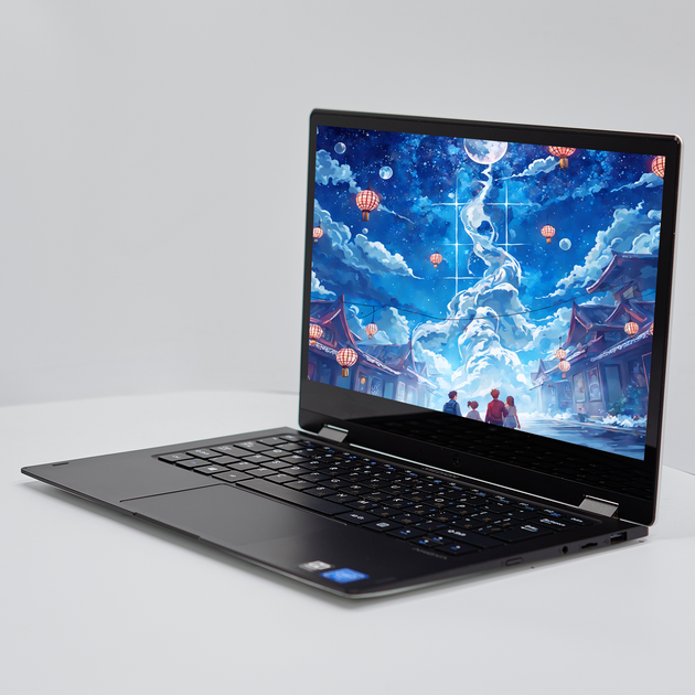 Ноутбук-планшет 13,3" Medion (Lenovo Group) E3221 | IPS (1920x1080) FullHD | Intel | RAM DDR4 4 ГБ | SSD 128 ГБ + eMMc 64 ГБ | Сенсорний екран | Метал | АКБ до 8 годин | Win10 б/в (4941) - изображение 3