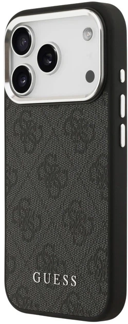 Etui plecki Guess 4G Classic Logo MagSafe do Apple iPhone 17 Pro Max Black (3666339518745) - obraz 2