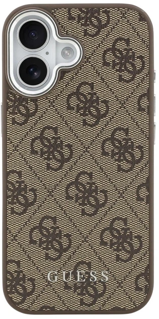 Панель Guess 4G Classic Logo MagSafe для Apple iPhone 17 Brown (3666339518875) - зображення 3