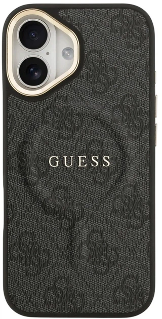 Панель Guess 4G PU Classic Logo MagSafe для Apple iPhone 17 Black (3666339519032) - зображення 3