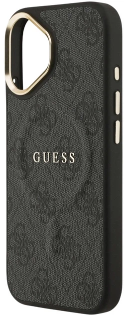 Панель Guess 4G PU Classic Logo MagSafe для Apple iPhone 17 Black (3666339519032) - зображення 5