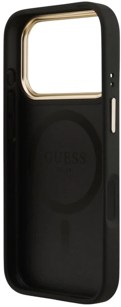 Панель Guess 4G PU Classic Logo MagSafe для Apple iPhone 17 Pro Black (3666339519056) - зображення 6