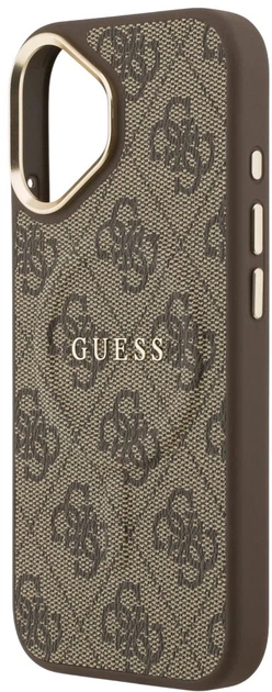 Панель Guess 4G PU Classic Logo MagSafe для Apple iPhone 17 Brown (3666339519193) - зображення 5