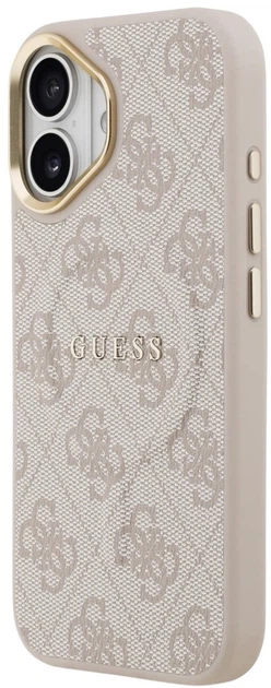 Панель Guess 4G PU Classic Logo MagSafe для Apple iPhone 17 Pink (3666339519513) - зображення 2