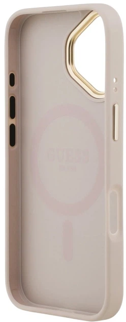 Панель Guess 4G PU Classic Logo MagSafe для Apple iPhone 17 Pink (3666339519513) - зображення 6