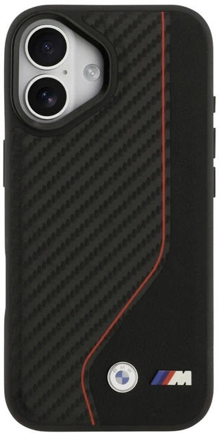 Чохол BMW M Carbon Line & Logo MagSafe для Apple iPhone 17 Black (3666339482121) - зображення 3