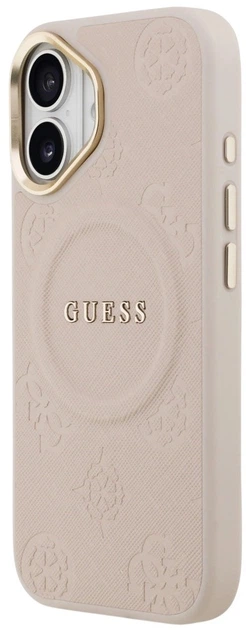 Панель Guess Peony Hot Stamp MagSafe для Apple iPhone 17 Pink (3666339519834) - зображення 2